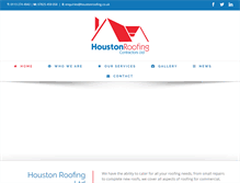 Tablet Screenshot of houstonroofing.co.uk
