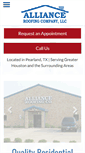 Mobile Screenshot of houstonroofing.com